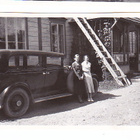 VANHA Valokuva UPEA Auto 1930-l 6 x 9 cm - pikkukuva 1