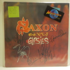 SAXON - ROCK N ROLL GYPSIES EX+/EX+ LP -  5 NIMMARIT!! - pikkukuva 1