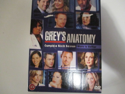 DVD GREYN ANATOMIA KAUSI 6