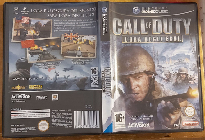 Game Cube - Call of Duty - l'ora degli eroi "Finest hour"