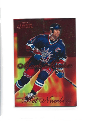 MARK MESSIER - HOT NUMBERS # 9 of 10 FLAIR 1996-97