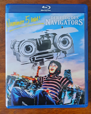 Short Circuit ja Flight of the Navigator (1986) Blu-rayt