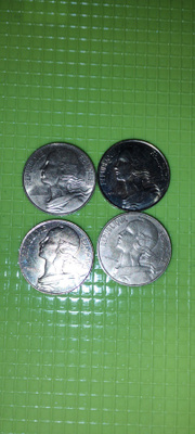 20 senttin kolikoja 4kpl
