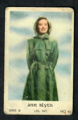 Keräilykuva - Ann Blyth Serie B NO 42 UN.INT.