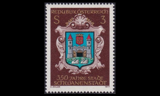 Itävalta 1552 ** Schwanenstadt 350v (1977)