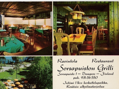 Tampere, Sorsapuiston Grilli sommitelma väri p25