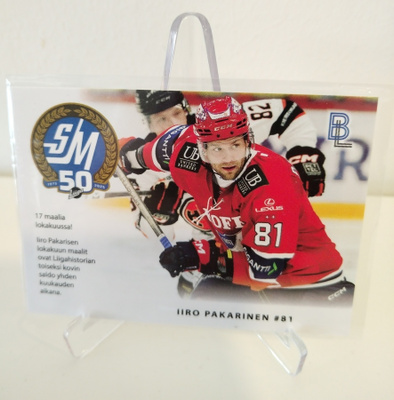 2024-2025 Blueline Finland MATCH CARD Iiro Pakarinen 6/6