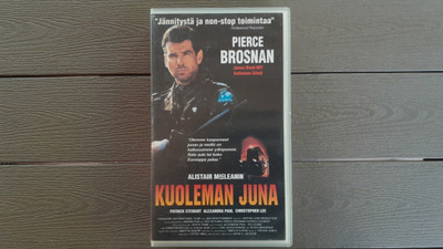 VHS: Alistair MacLeanin Kuoleman Juna (Pierce Brosnan 1991)