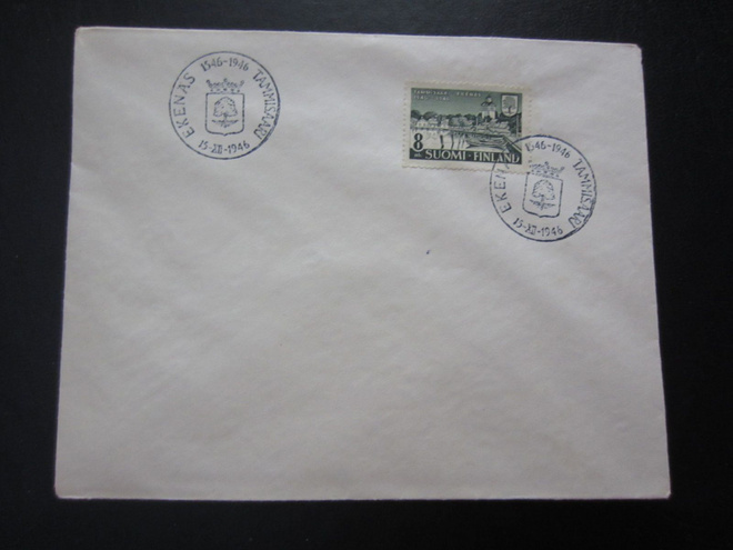 FDC 1946 Tammisaaren 400-vuotisjuhla