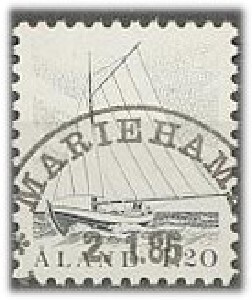 Ahvenanmaa 195 1,20 mk loistoleima