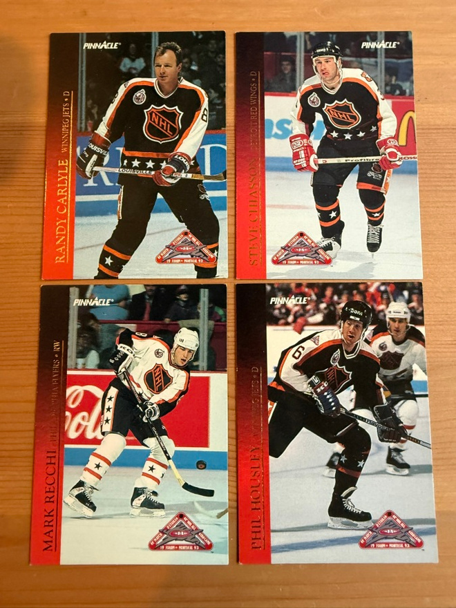 1993-94 Pinnacle All-Stars: 4 erilaista