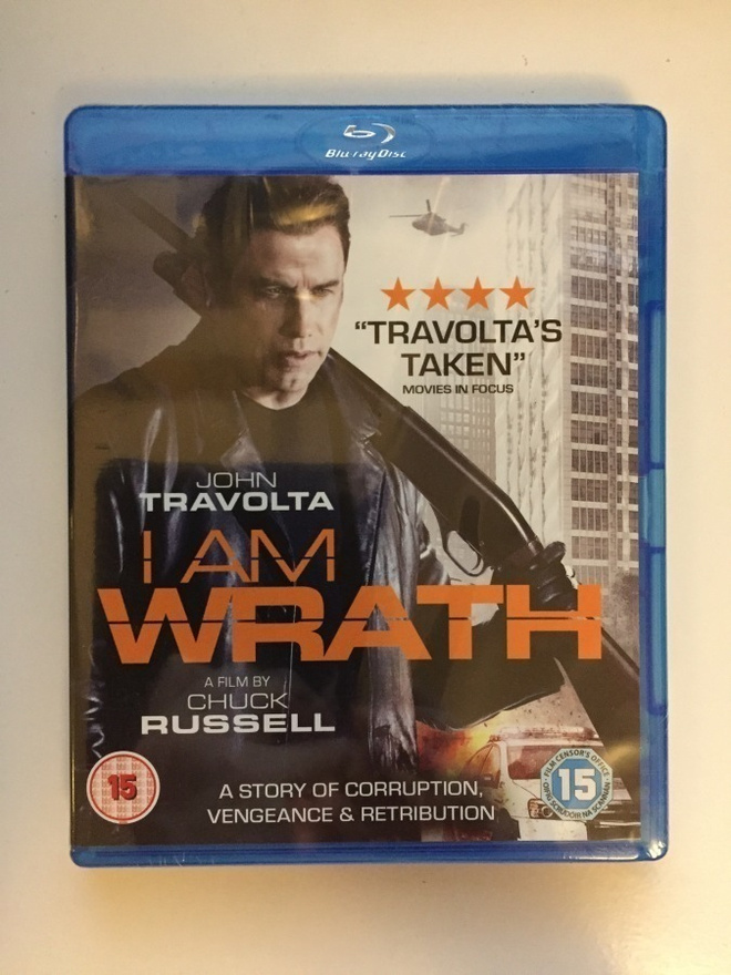 I Am Wrath [Blu-ray] John Travolta [2016] UUSI MUOVEISSA