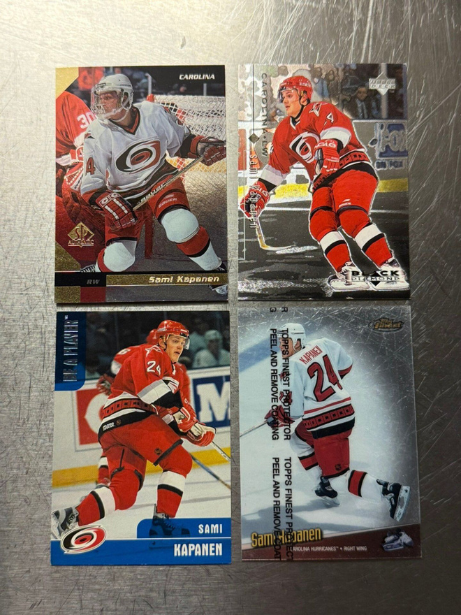 Sami Kapanen - Carolina Hurricanes - 4 korttia
