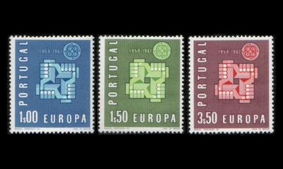 Portugali 907-9 ** Europa (1961)