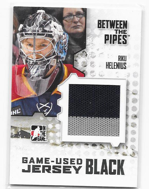 2009-10 BTP Game Used Black Jersey #M-16 Riku Helenius paita