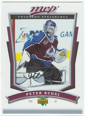 07-08 Upper Deck MVP #3 Peter Budaj
