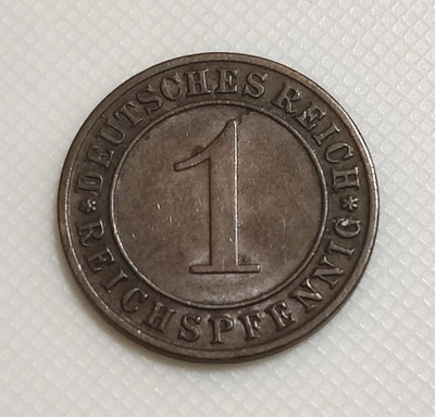 Saksa 1 Pfennig 1935D