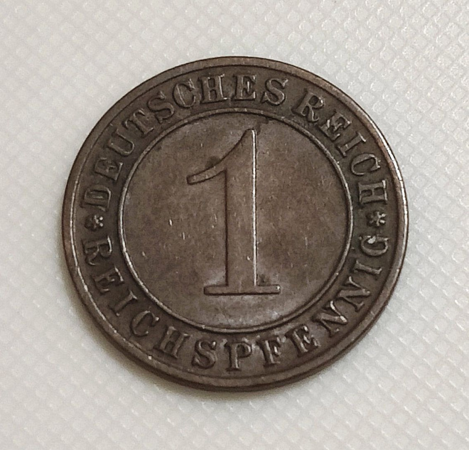 Saksa 1 Pfennig 1935D