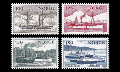 Norja 747-50 ** Rannikkolaivoja (1977)