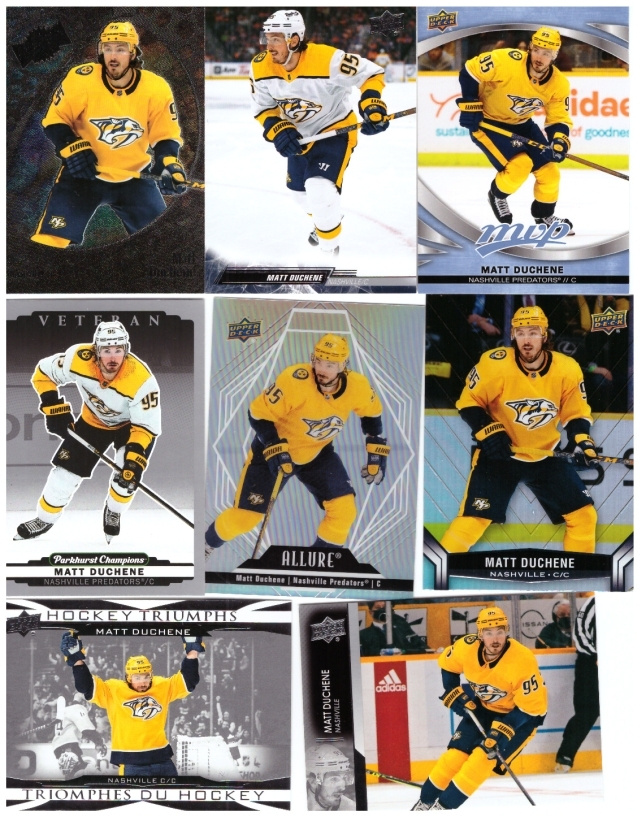 8 x MATT DUCHENE Nashville Predators