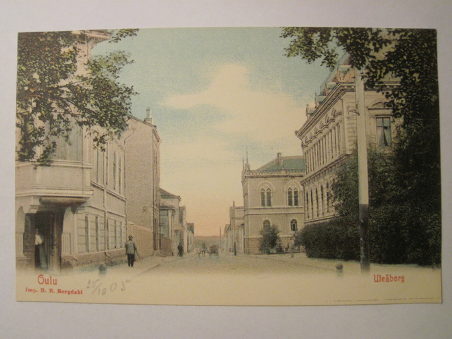 VANHA Postikortti Oulu HUIPPUKUNTO ennen-1905
