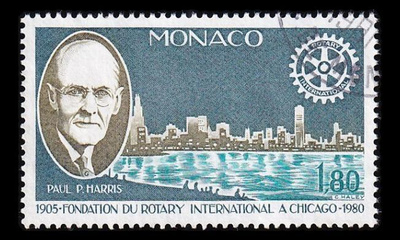 Monaco 1414 o Rotary International 75v (1980)