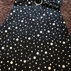 Musta-valkoinen Papaya Polkadot Mekko - koko 40 - pikkukuva 1