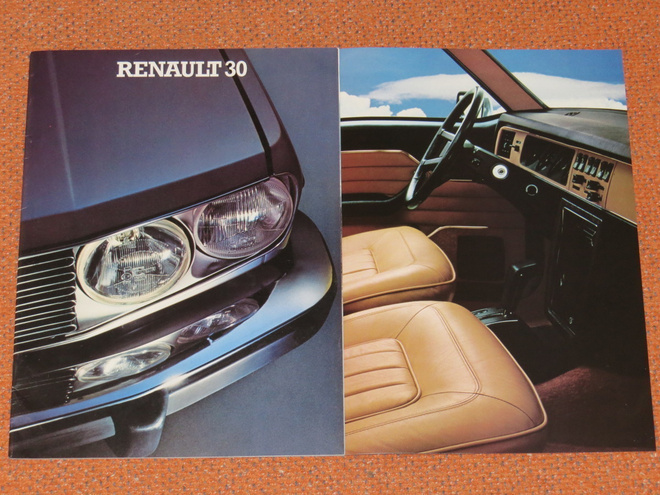 1980 Renault 30 PRESTIGE esite - KUIN UUSI - 36 sivua