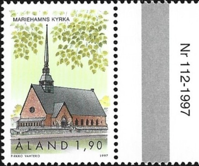 Ål 1997 Maarianham k 1,90 mk välilöpari numero ** LaPe 133