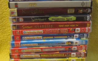 Lasten elokuvia 20 KPL (DVD)
