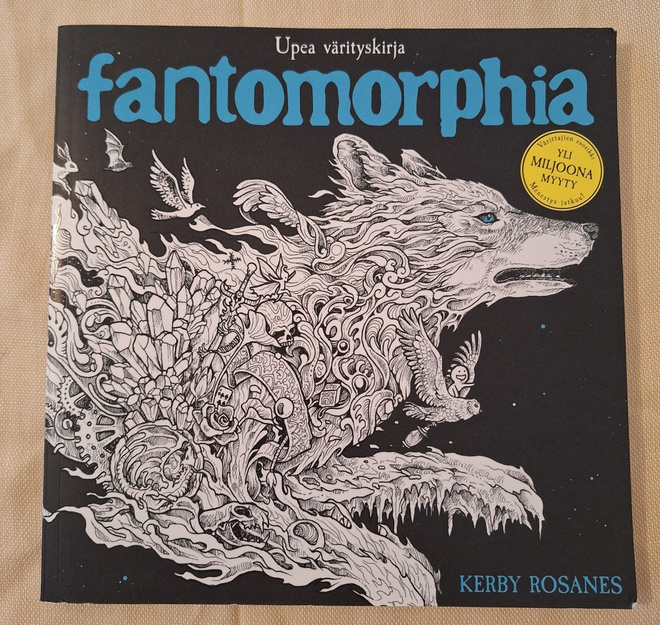 Fantomorphia uusi aikuisten värityskirja