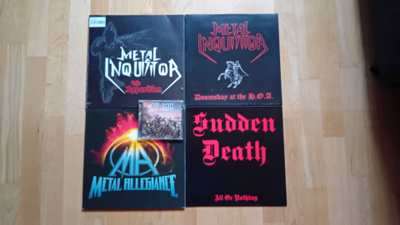 4 x Heavy metal LP + cd