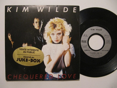 Kim Wilde Chequered Love 7" sinkku Ranskalainen