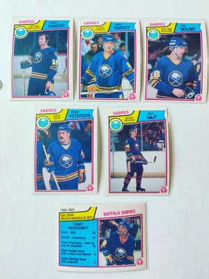 83-84 Opc - Buffalo Sabres 6kpl