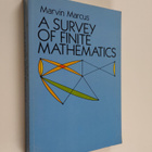 Marvin Marcus : A survey of finite mathematics - pikkukuva 1