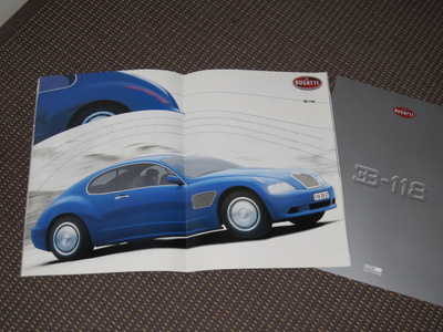 1998 Bugatti EB 118 PRESTIGE esite - KUIN UUSI - VALTAVA