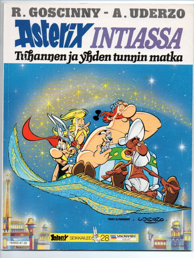 Goscinny: Asterix seikkailee 28, Asterix Intiassa (1.p)