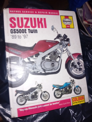 Korjausopas SUZUKI GS500E TWIN '89 to '97
