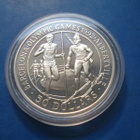 Cook saaret 50 $ hopea olympiaraha Albertville 1989 - PROOF - pikkukuva 1
