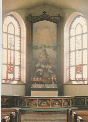 KIRKKOKORTTI - MÄNTÄN KIRKKO - SISÄKUVA - 6