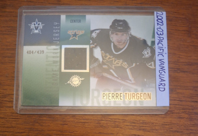 2002-03 Pacific Vanguard-Authentic Game-Worn Jerseys