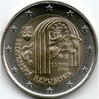 Slovakia 2 € 2018 Tasavalta 25 vuotta. UNC - pikkukuva 1