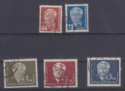 DDR 1950 Mi 251-255