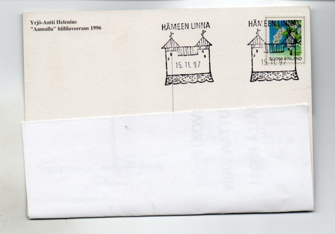 Hämeen linna: (erikoisleima 15.11.1997)