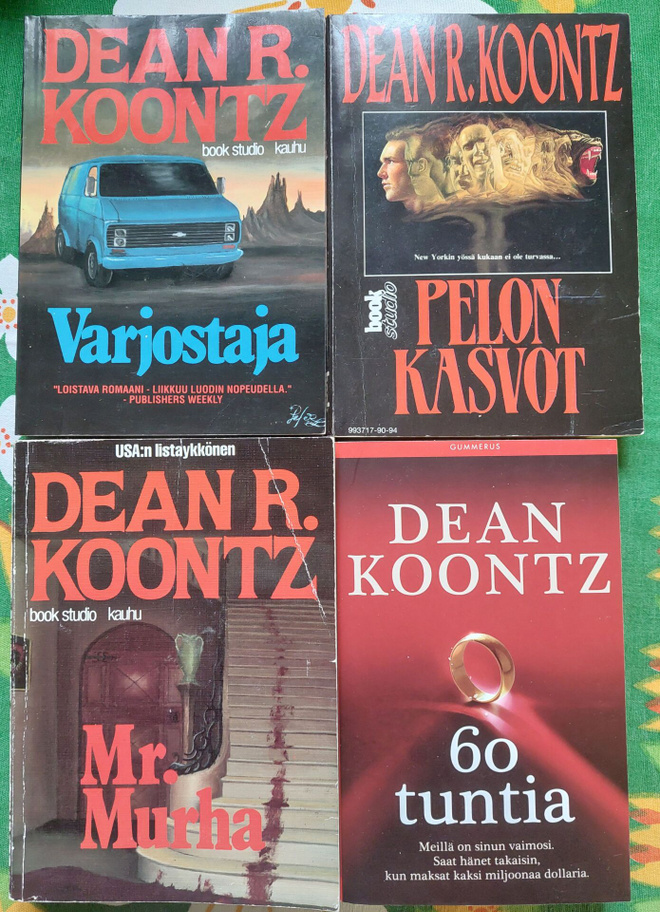 Dean Koontz: Kirjapaketti 1 / 6kpl pokkareita  