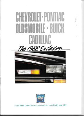 1988 Chevrolet, Cadillac, Buick jne esite - 40 sivua