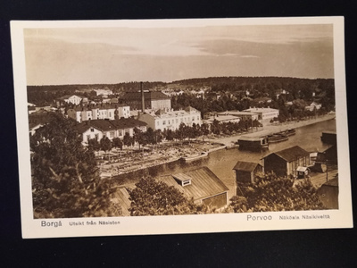 VANHA Postikortti Porvoo 1920-l