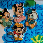 Vintage Mangneeit Mikki Hiiri, Minni Hiiri, Aku Ankka - pikkukuva 1