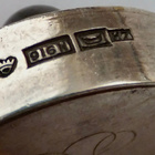 VANHA Kaulakoru Riipus Hopeaa 916 Design 1960 HIENO - pikkukuva 4