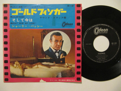 Shirley Bassey – Goldfinger 7" sinkku Japani James Bond 007